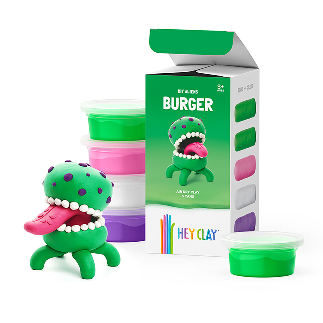 Hei Clay DIY DIY Aliens Burger creative craft kit HCLMA002