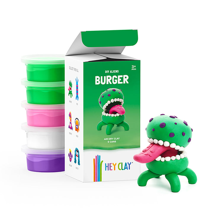 Hei Clay DIY DIY Aliens Burger creative craft kit HCLMA002