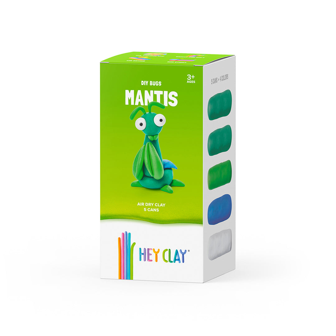 Hey Clay DIY Mantis Bugs kreatives Bastelset HCLMB005