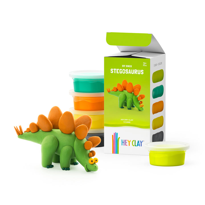 Hei Clay DIY DIY Stegosaurus Dinos kit de ambarcațiuni creative HCLMD001