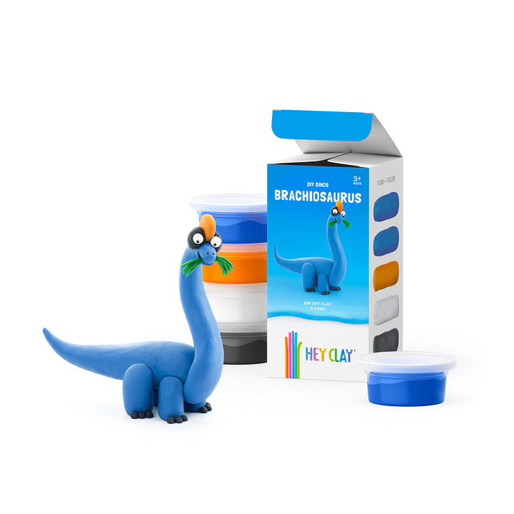 Hei Clay DIY Brachiosaurus Dinos kit de ambarcațiuni creative HCLMD006