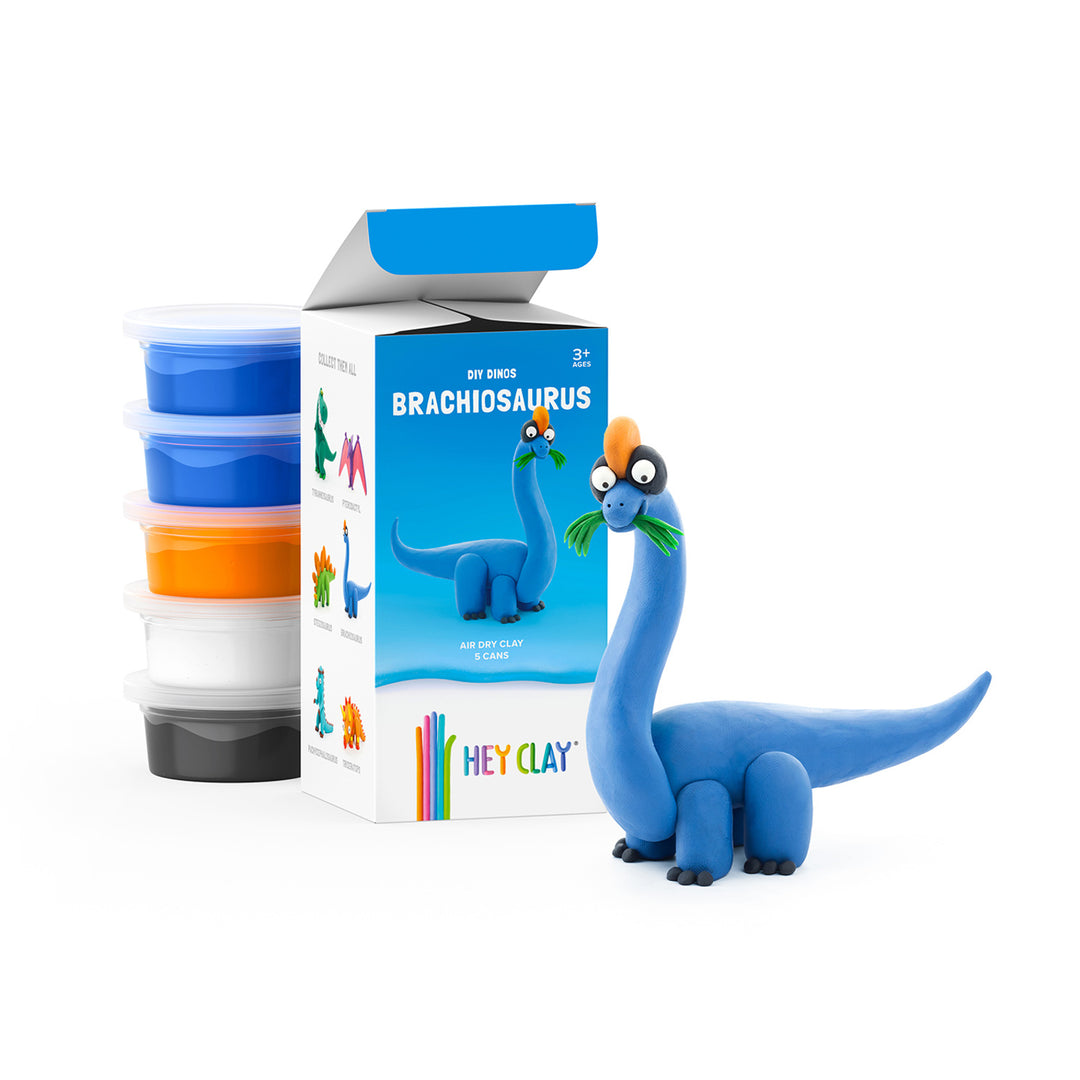 Hei Clay DIY Brachiosaurus Dinos kit de ambarcațiuni creative HCLMD006