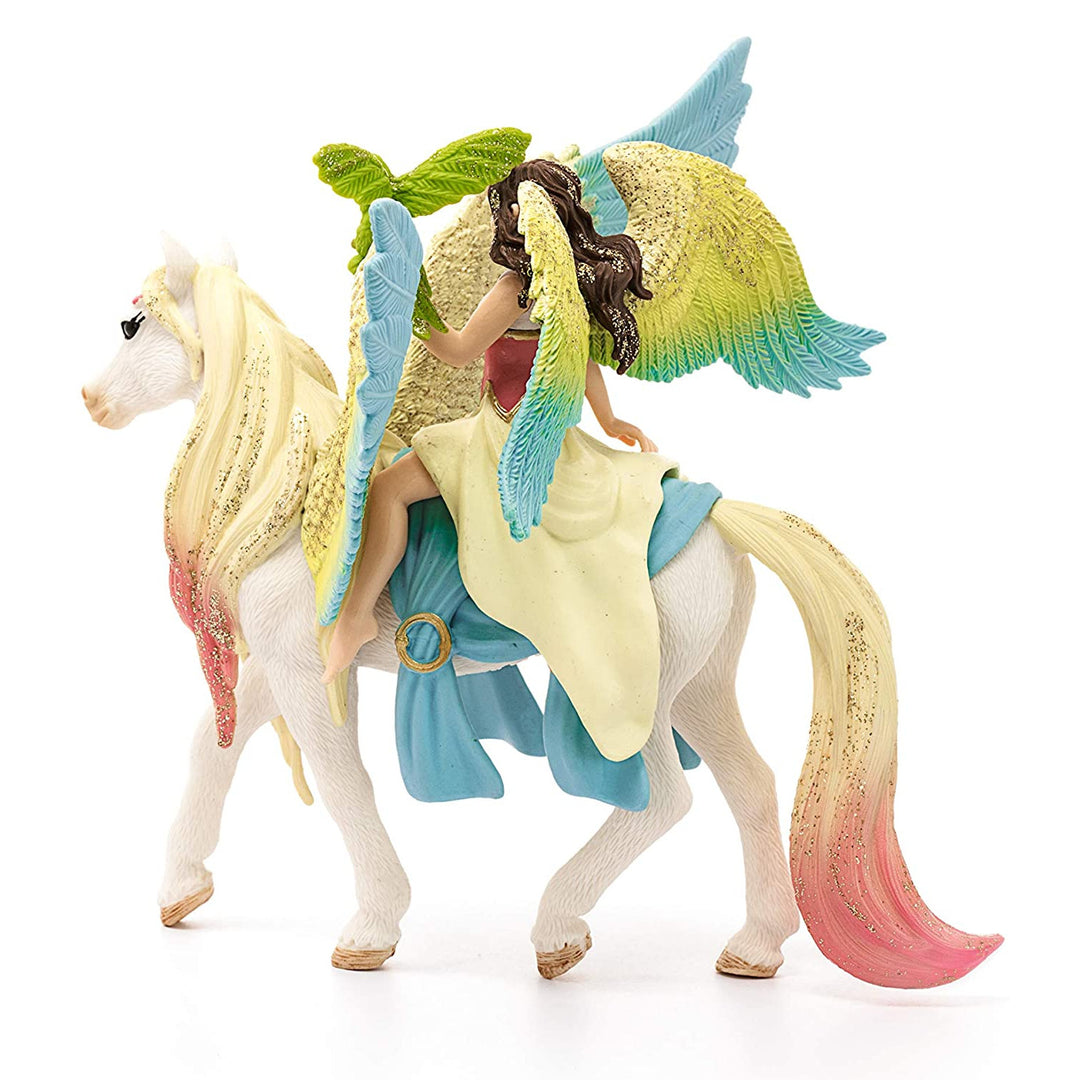 Schleich SLH70566 Schleich Bayala Schleich Bayala Fairy Surah Glitter Pegasus Jucărie de jucărie