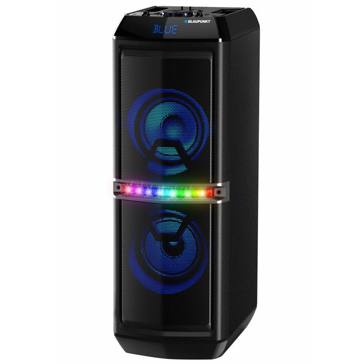 Difuzor de petrecere portabil Bluetooth Speaker Wireless 2 x 30W RMS Telecomandă Karaoke Funcție de iluminare discotecă