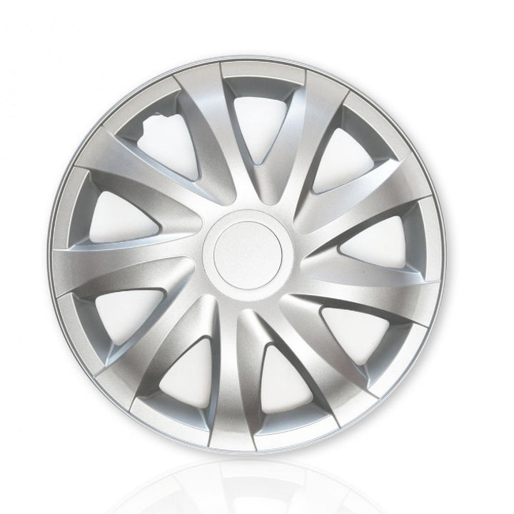 Hubcaps 15 inch NRM Draco silver 4x ornamente de roți de 15 inch