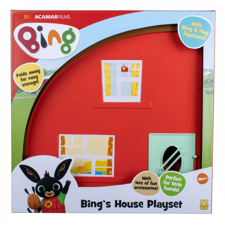 Set de joacă Bing 3583 House, figurine de joacă Flop, din serialul CBeebies. Jucărie de joc de rol robustă, colorată și bine realizată. Copii de la 12 luni