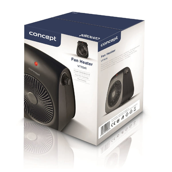 Incalzitor cu ventilator 2in1 Concept VT7041 2 nivele de lucru 1000 / 2000W