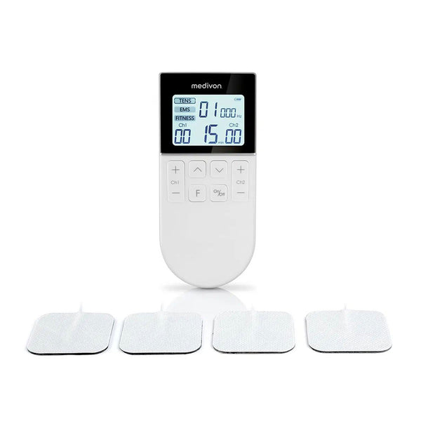Medivon Professional Muscle Electrostimulator de stimulare a mușchilor de stimulare a abdomenului de formare LCD Display LCD de ameliorare a durerii