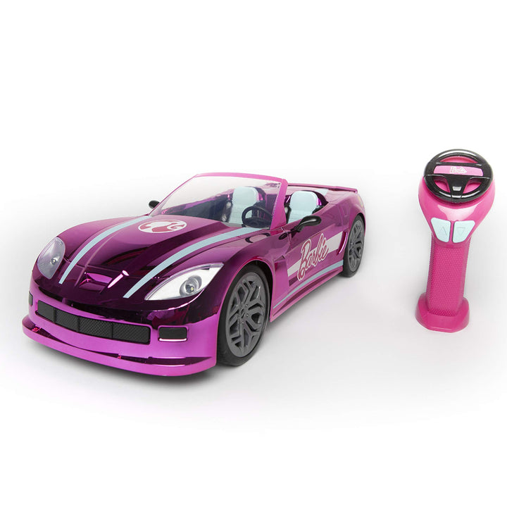 Mattel Mondo Motors Barbie RC Dream Car - Mașină convertibilă pentru Barbie, funcție completă