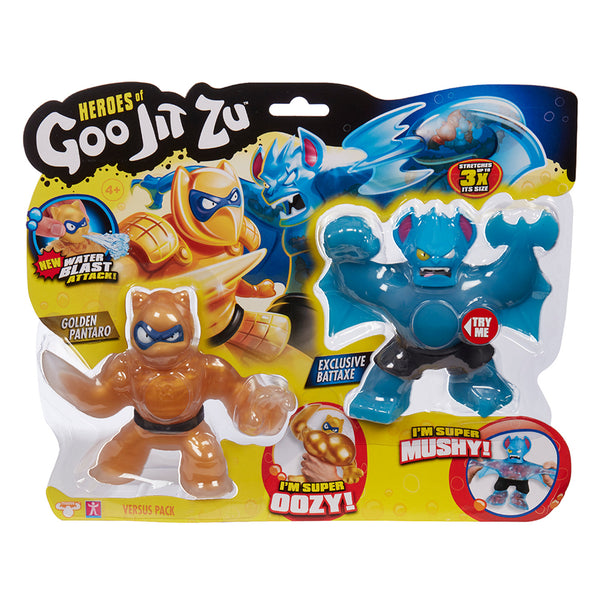 Heroes of Goo Jit Zu GOJ41052 Heroes of Goo Jit Zu Jit Zu Water Blast 2 Pack Figurine