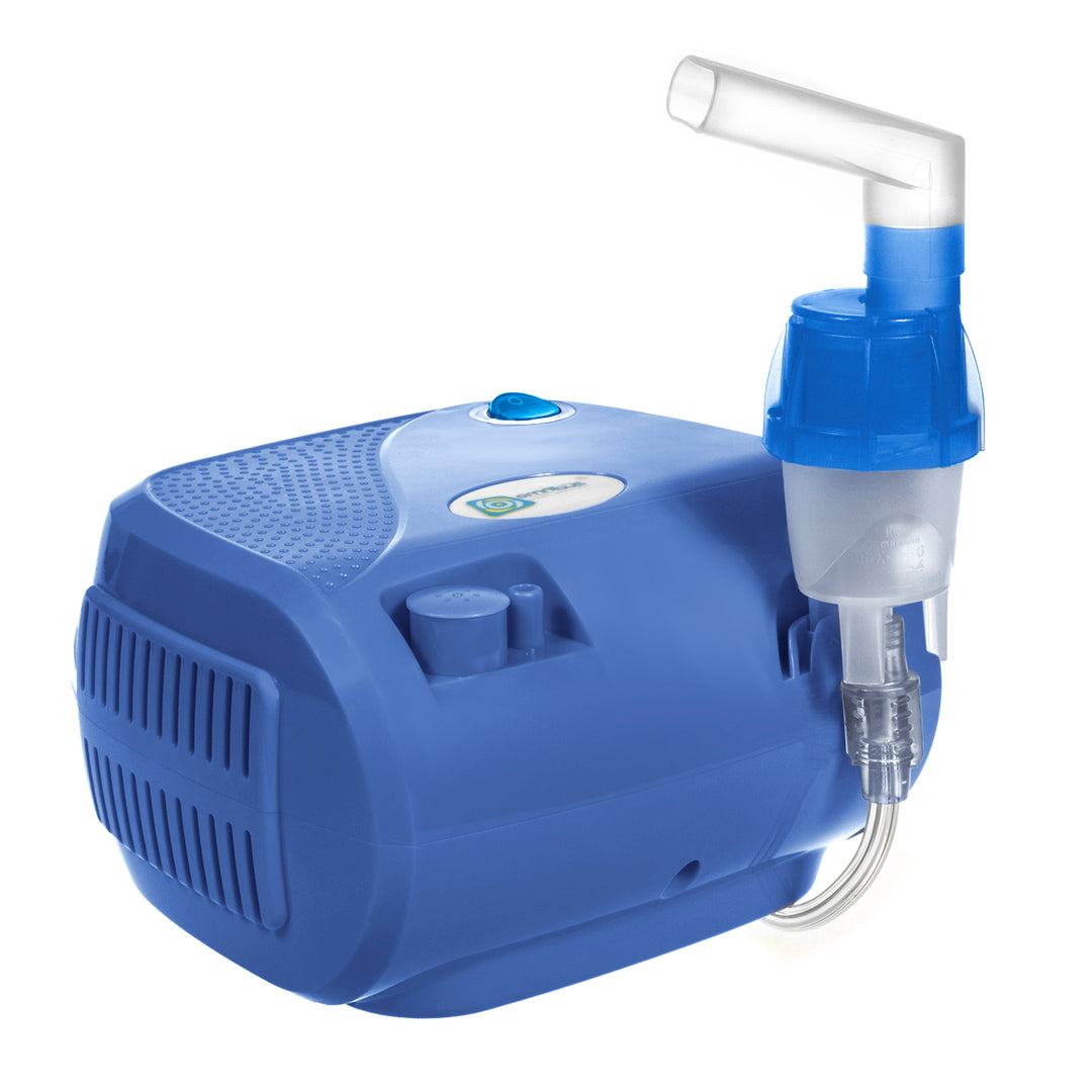 Inhalator Aerosol Terapie cu aerosoli Nebulizator Inhalator Compresor Mască de compresie pentru adulți și copii Albastru