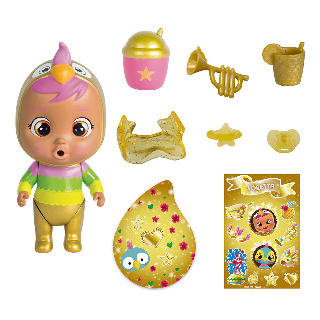 TM Toys IMC093348 Cry Babies Golden House Edition Magic Tears Mystery Pack Păpușă Figurină aleatorie