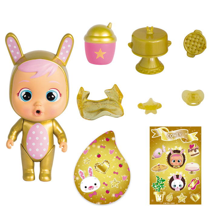 TM Toys IMC093348 Cry Babies Golden House Edition Magic Tears Mystery Pack Păpușă Figurină aleatorie