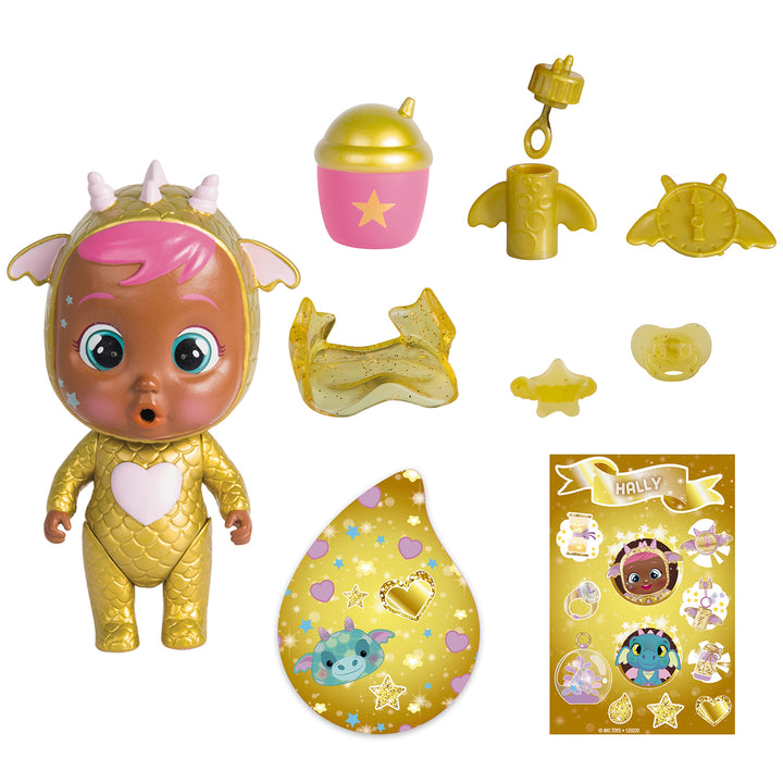 TM Toys IMC093348 Cry Babies Golden House Edition Magic Tears Mystery Pack Păpușă Figurină aleatorie