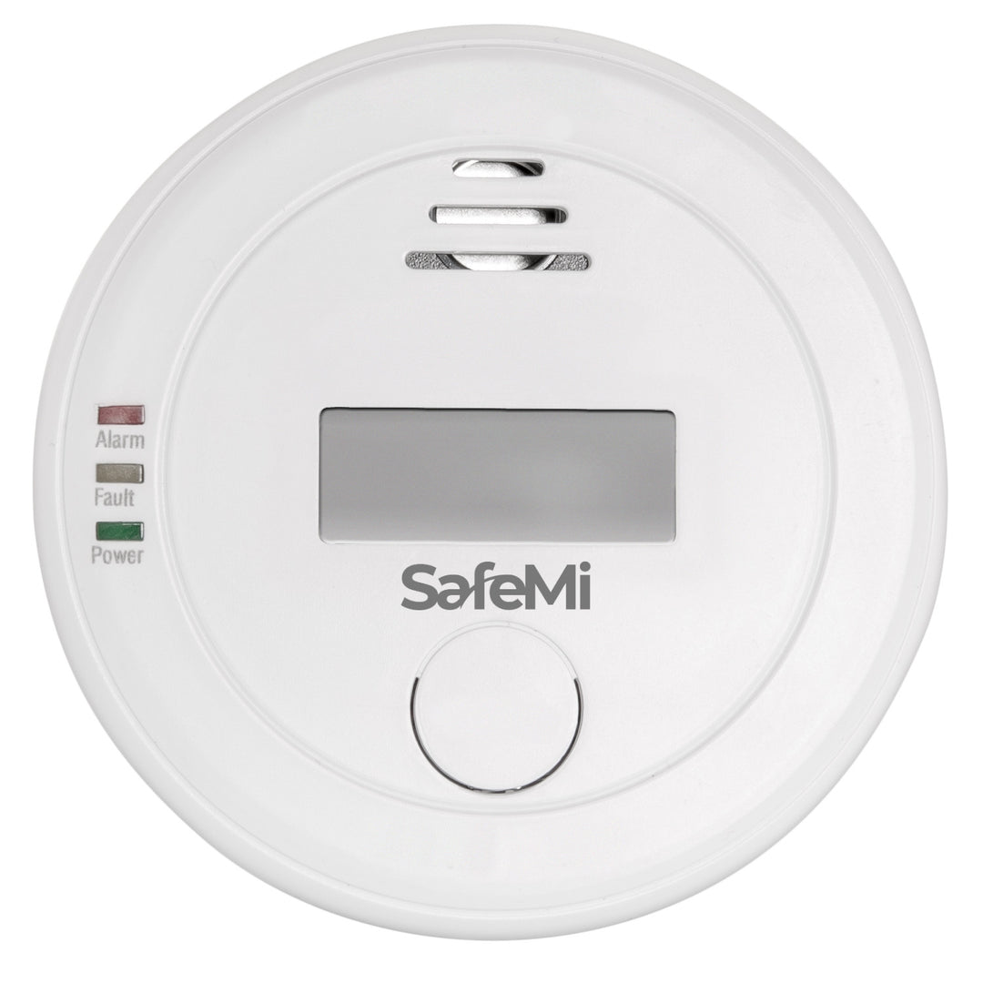 Detector de monoxid de carbon pe baterii cu LCD SafeMi SHC-07