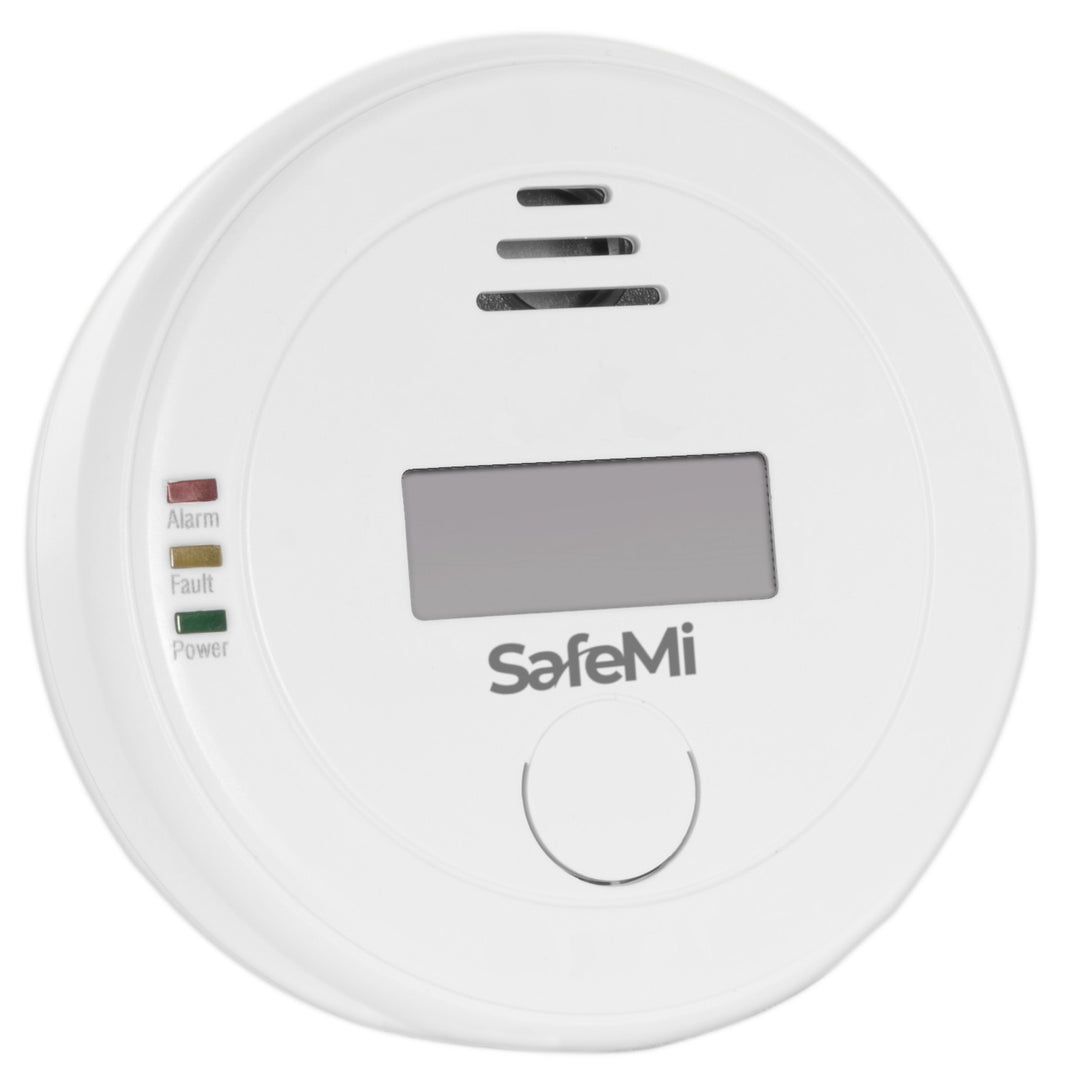 Detector de monoxid de carbon pe baterii cu LCD SafeMi SHC-07