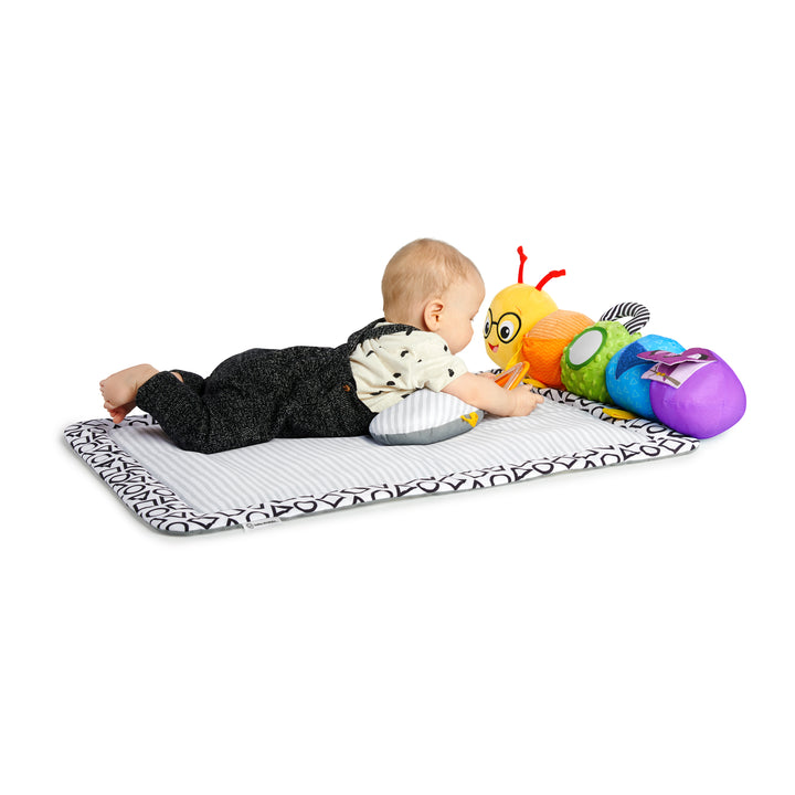 Bright Starts 11745 Baby Einstein Baby Einstein Tummy Play Mat Travel Belly 3 în 1 portabil detașabil detașabil detașabil pernă moale în siguranță