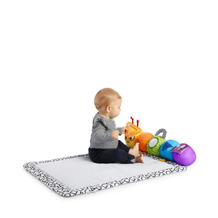 Bright Starts 11745 Baby Einstein Baby Einstein Tummy Play Mat Travel Belly 3 în 1 portabil detașabil detașabil detașabil pernă moale în siguranță