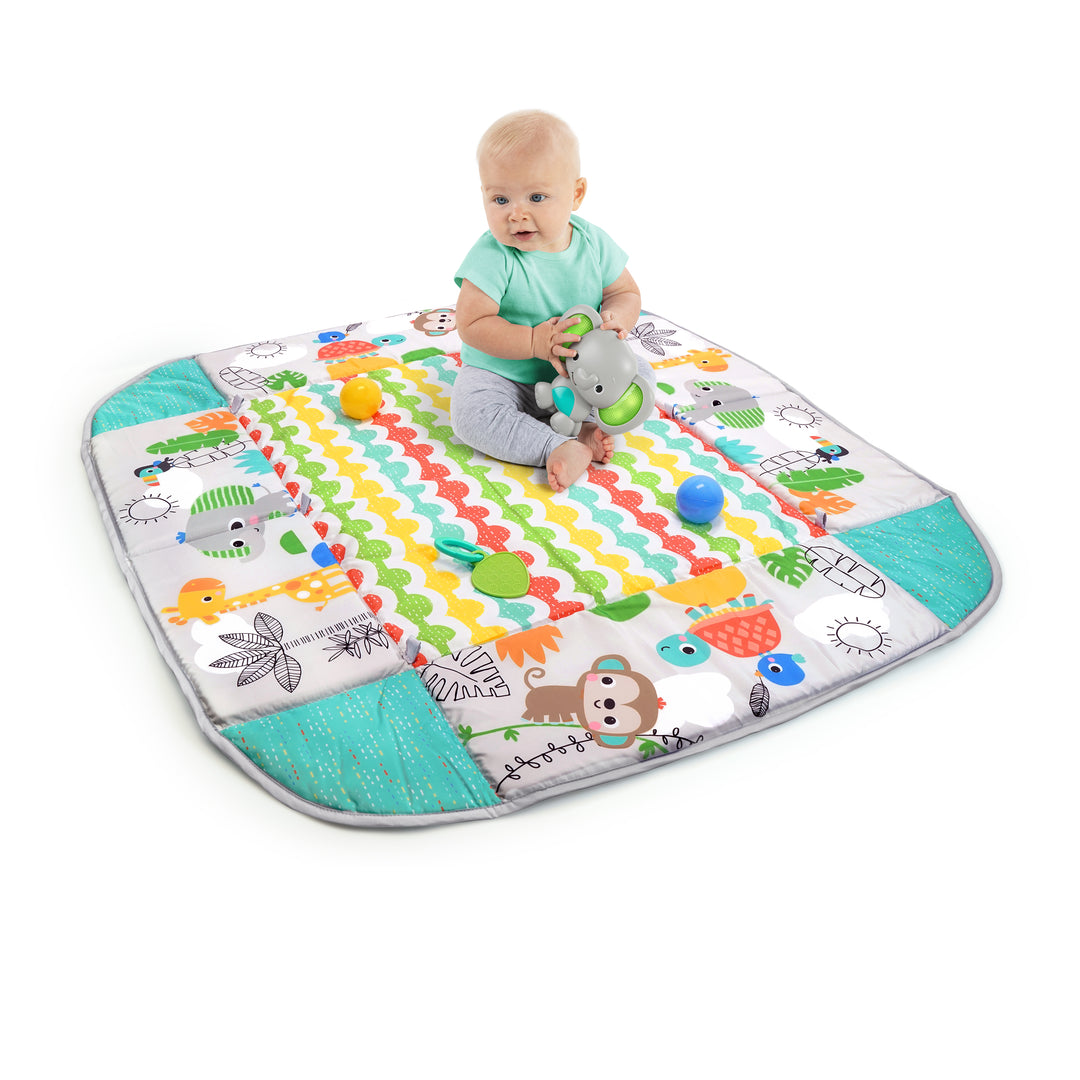 Bright Starts 12624 Bright Starts Baby Play Mat Your Way Ball Play Gym &; Ball Pit 7 Jucării