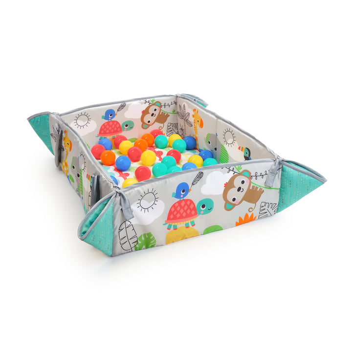 Bright Starts 12624 Bright Starts Baby Play Mat Your Way Ball Play Gym &; Ball Pit 7 Jucării