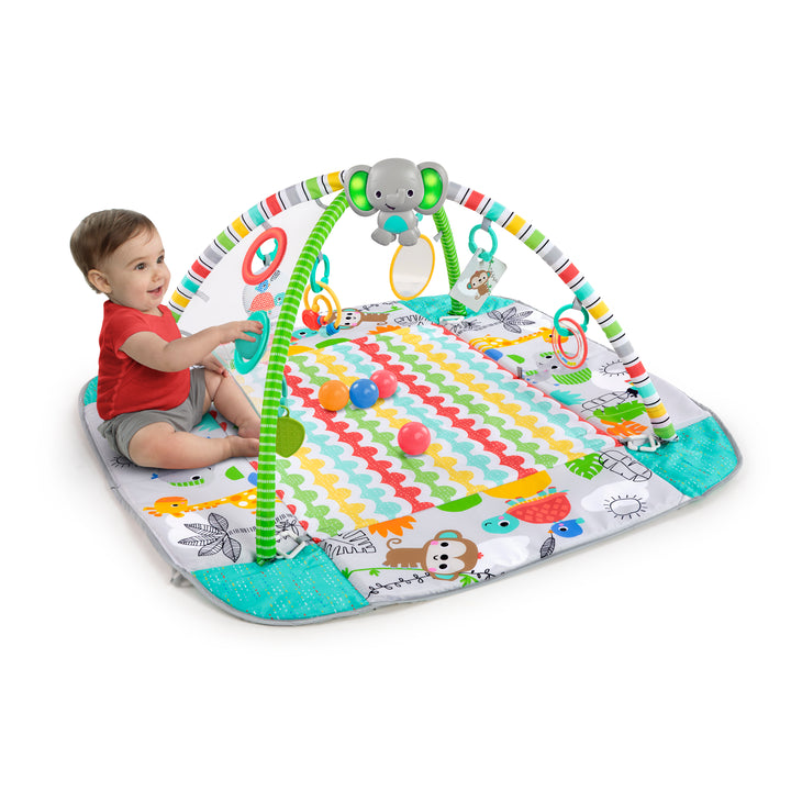 Bright Starts 12624 Bright Starts Baby Play Mat Your Way Ball Play Gym &; Ball Pit 7 Jucării