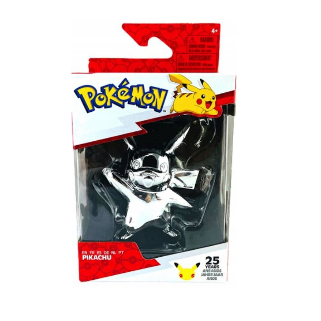 Pokemon PKW2393 Pokemon 25th Celebration 3" Figurină de argint