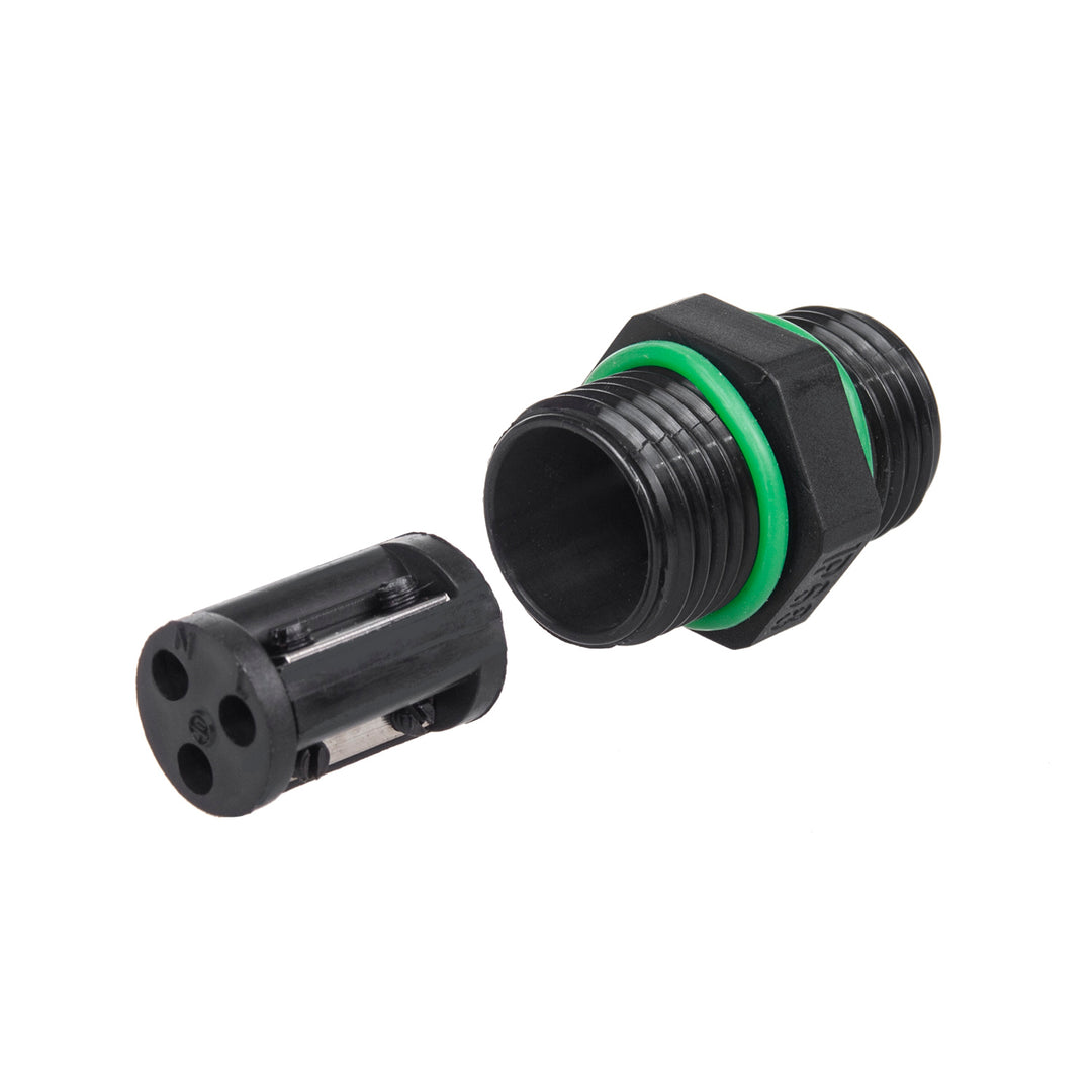 Conector pentru fire electrice, impermeabil IP68, Maclean MCE587, negru