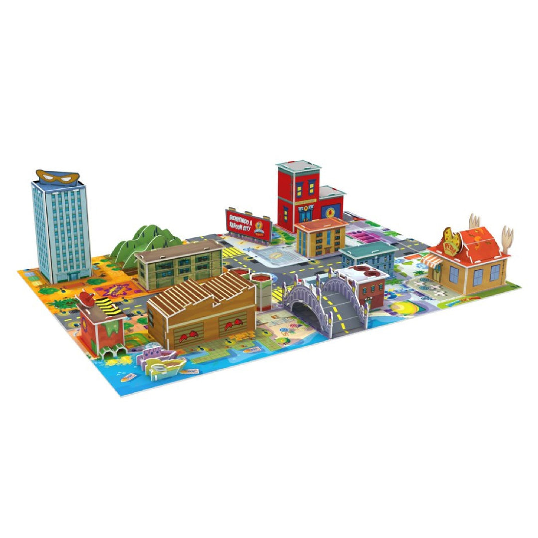 ORBICO 15013 SuperThings 3D Puzzle Kaboom City Jigsaw Magic Box Soft Foam