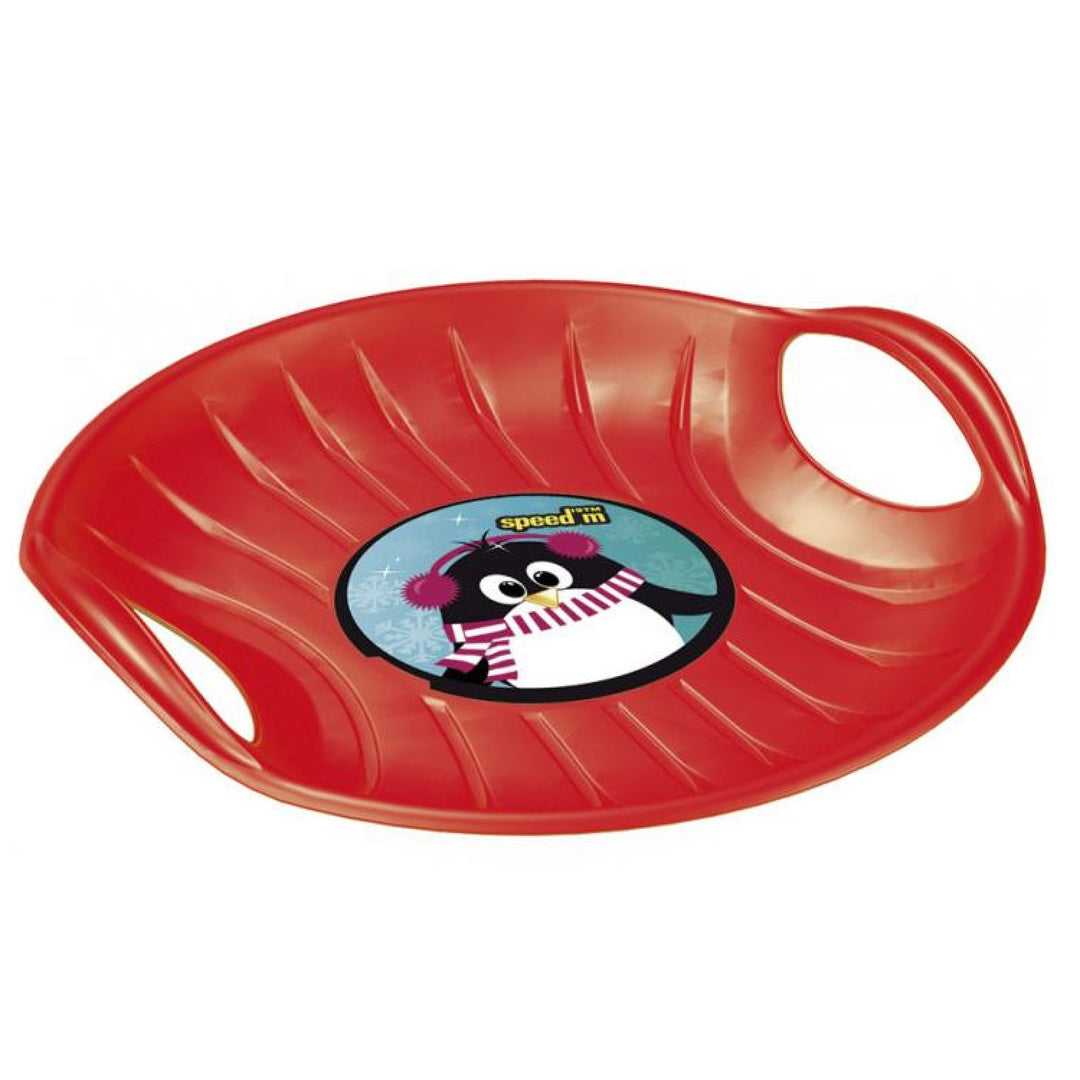 Plăcuță de alunecare Sledge Winter Snow Sledge Plastic - 60 x 60 cm - Roșu