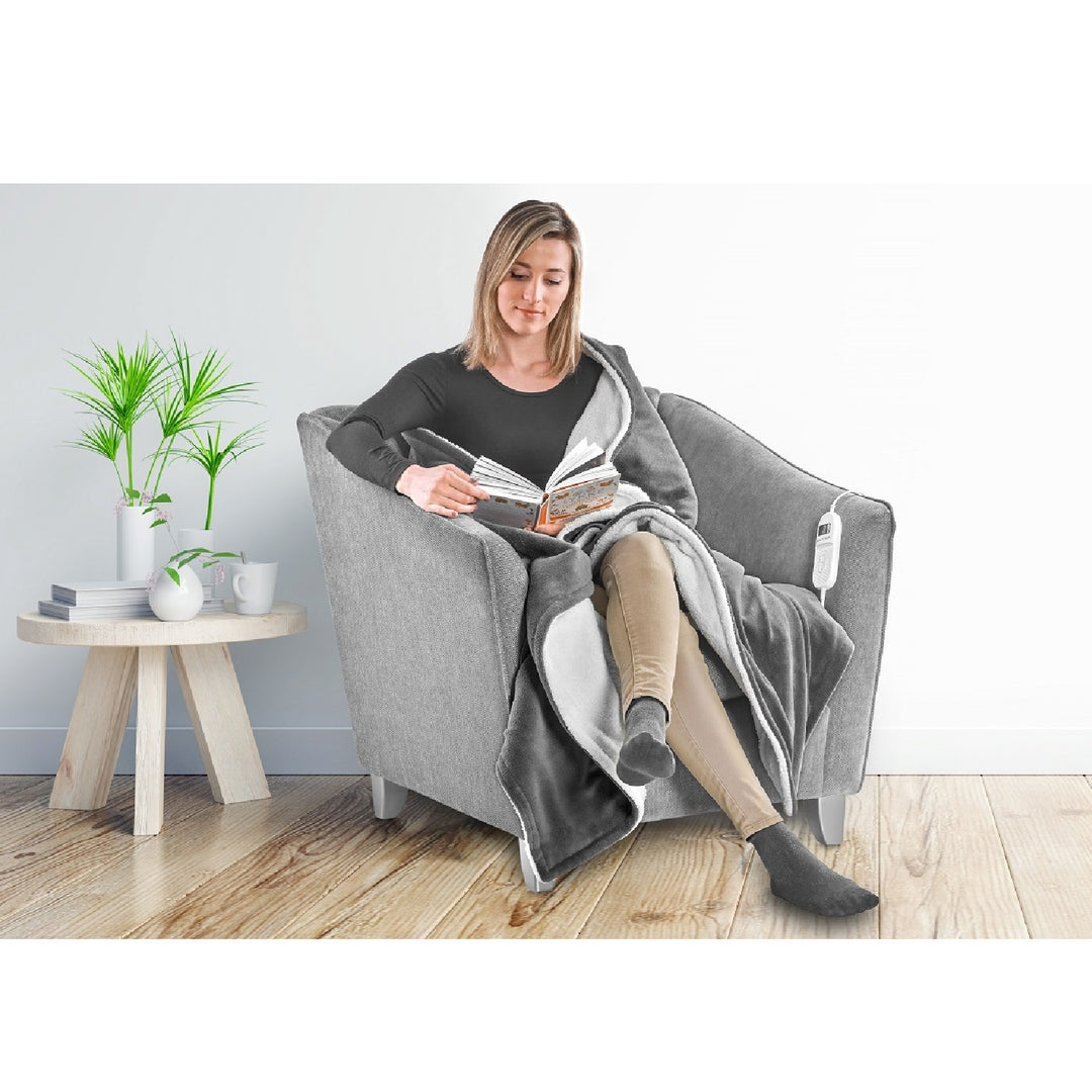 Patura electrica Concept Luxury DV7420 XL 180x130cm Coral Fleece & Sherpa