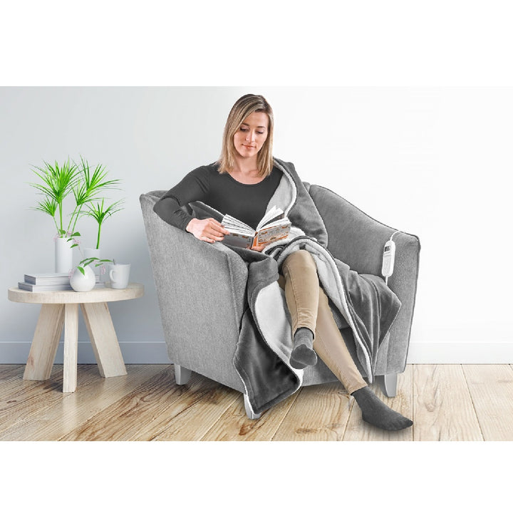 Patura electrica Concept Luxury DV7420 XL 180x130cm Coral Fleece & Sherpa