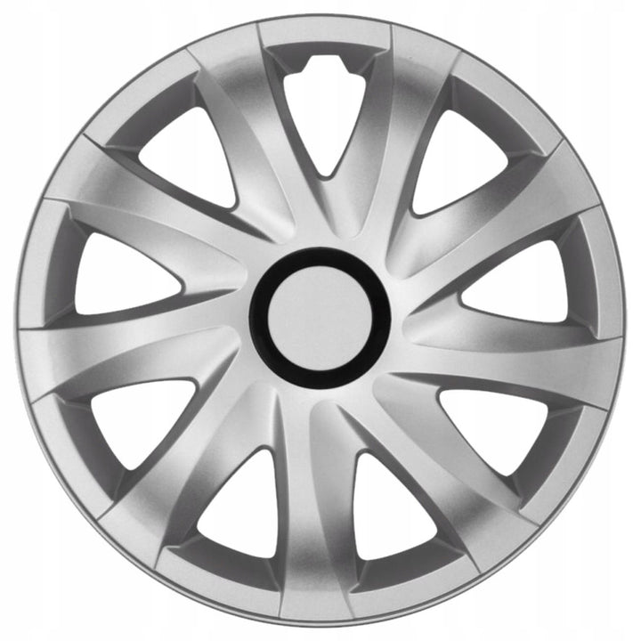Set 4 capace jante  Kando Stig, potrivit jantelor de 14 inch, Argintiu