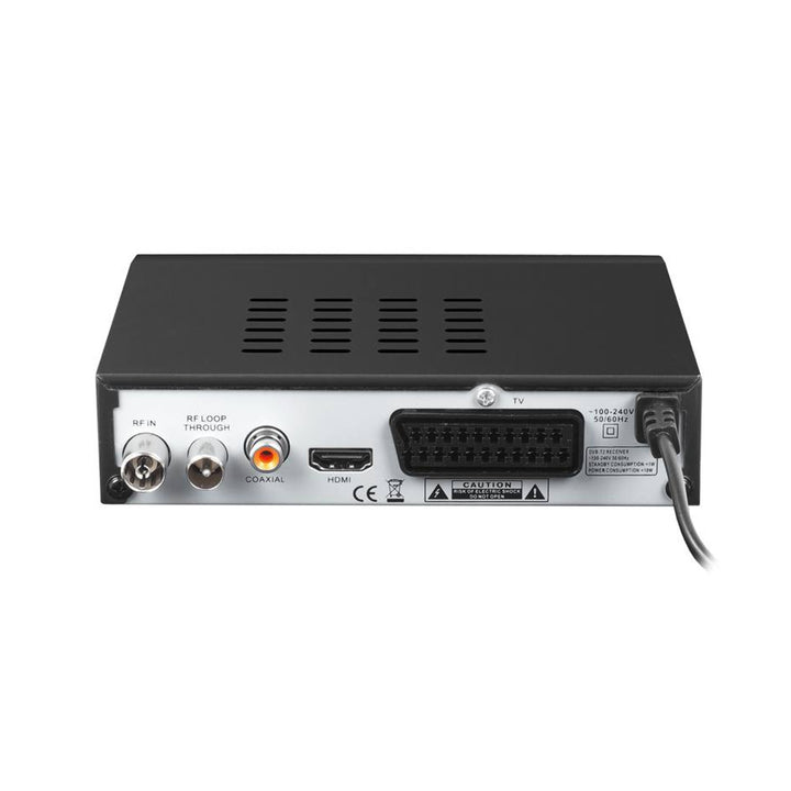 Receptor Digital Terestru TV Tuner DVB-T/T2 HD202 HEVC H.265 cu telecomandă programabilă LTC