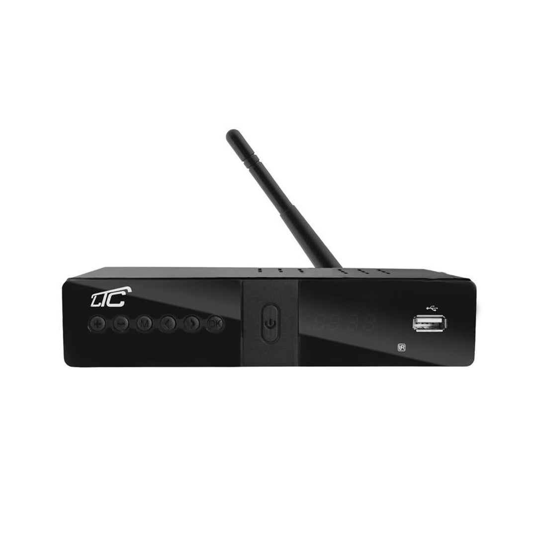 Receptor Digital Terestru TV Tuner DVB-T/T2 HD203 HEVC H.265 WiFi cu telecomandă programabilă LTC