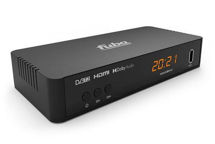 Tuner digital terestru DVB-T/T2 H.265 HEVC, cu telecomanda