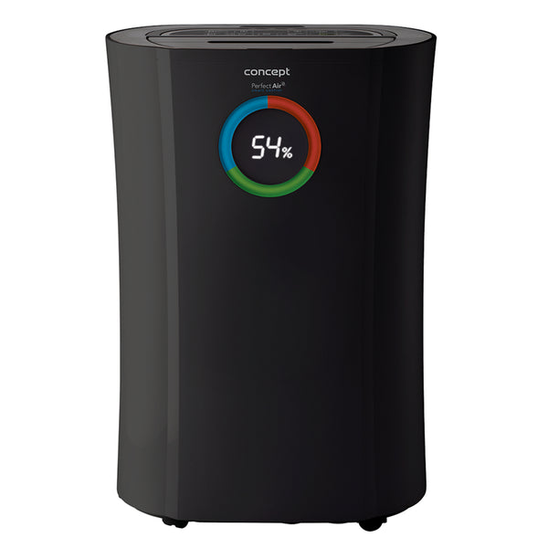 Dezumidificator și purificator de aer 2 în 1 UV Concept Perfect Air Smart, potrivit pentru o suprafață de până la 100 m2, Negru