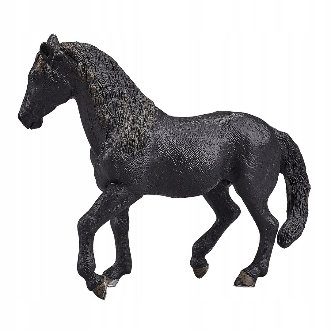 Figurina Armasar Andaluzian Negru, Animal Planet, 14 cm x 4,5 cm x 10,5 cm