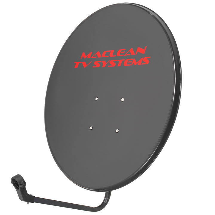 Antena satelit Maclean, MCTV-929, universala, 90cm, gri