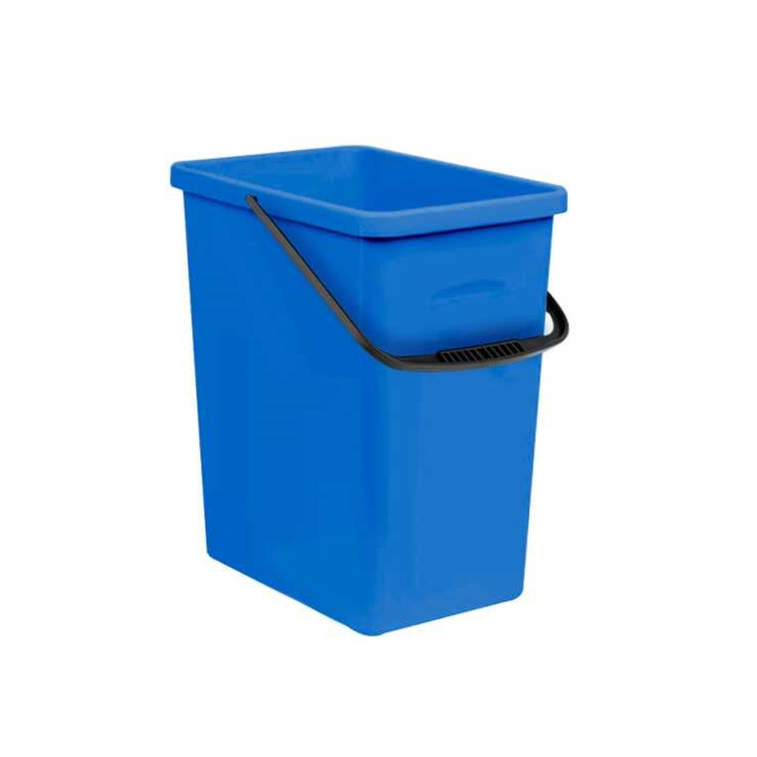 Cos de reciclare a deșeurilor Eco Bucket 10L, albastru cu maner