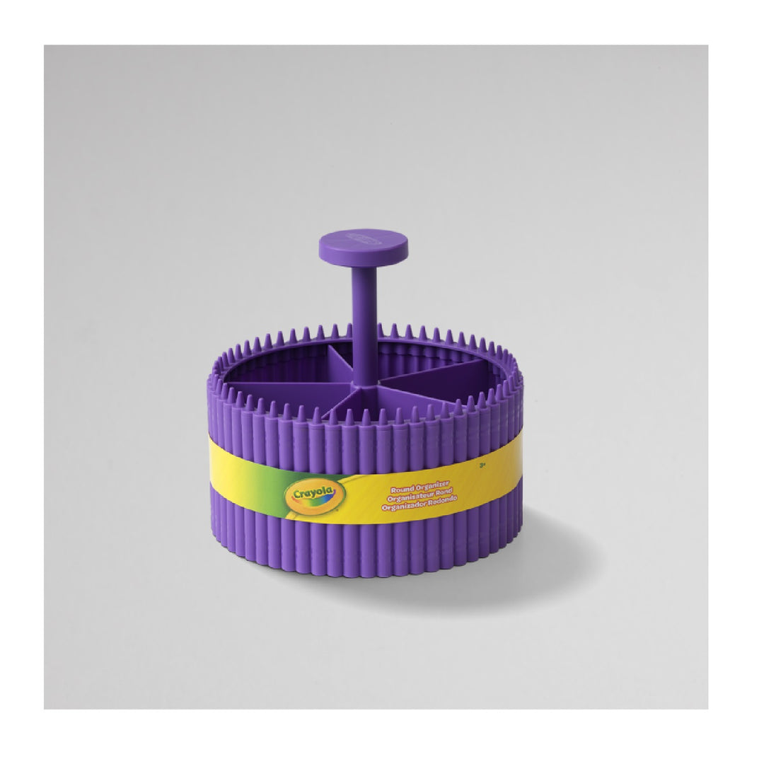 Organizator birou rotund Crayola violet