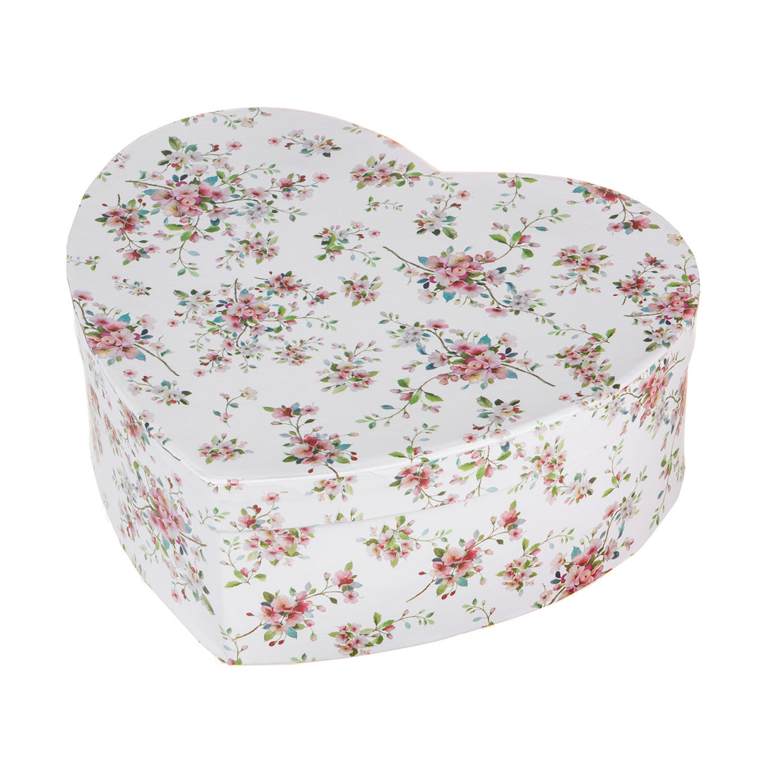 Set 2 cani cu 2 lingurite Queen Isabell, in cutie decorativa, 300 ml, 11,5 x8 x12.5cm, floral