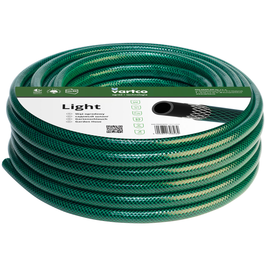 Furtun flexibil de grădină Vartco Light 3/4", 50m, 3 straturi