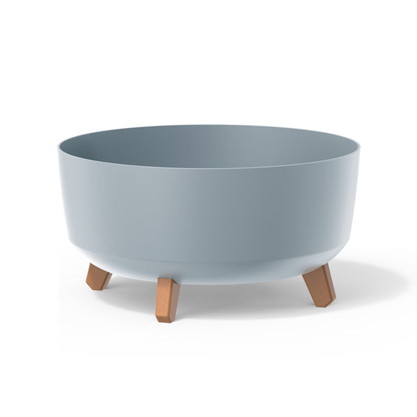 Ghiveci de flori cu picioare detașabile 380mm, DGRL400L, Gri deschis
