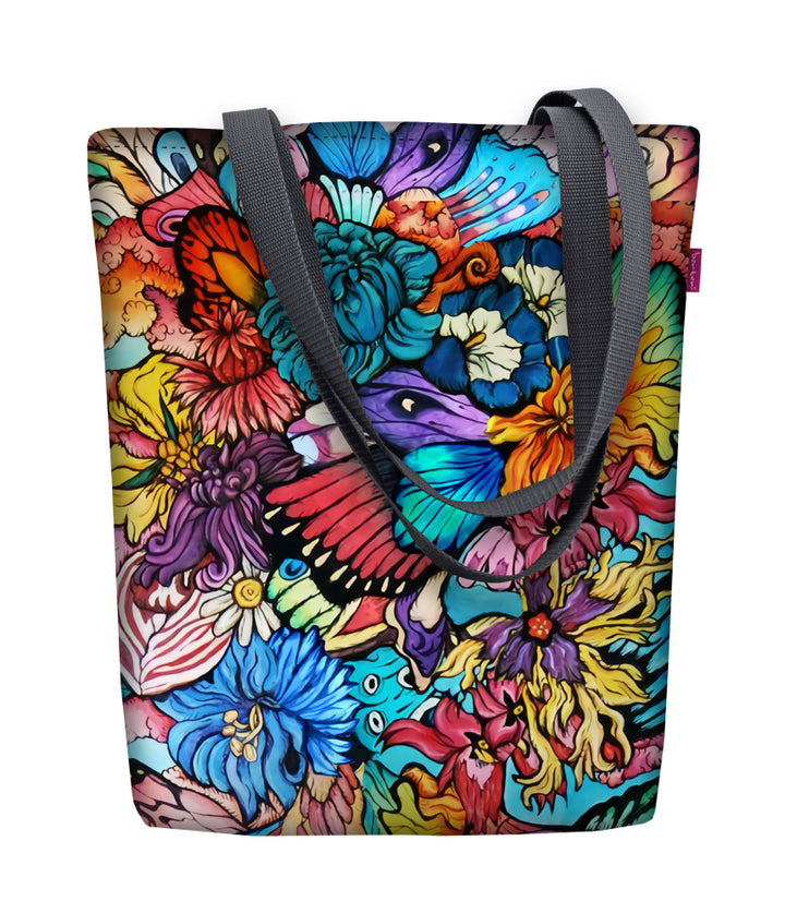 Geantă de umăr cu fermoar Sunny Hippi, Bertoni, multicolor