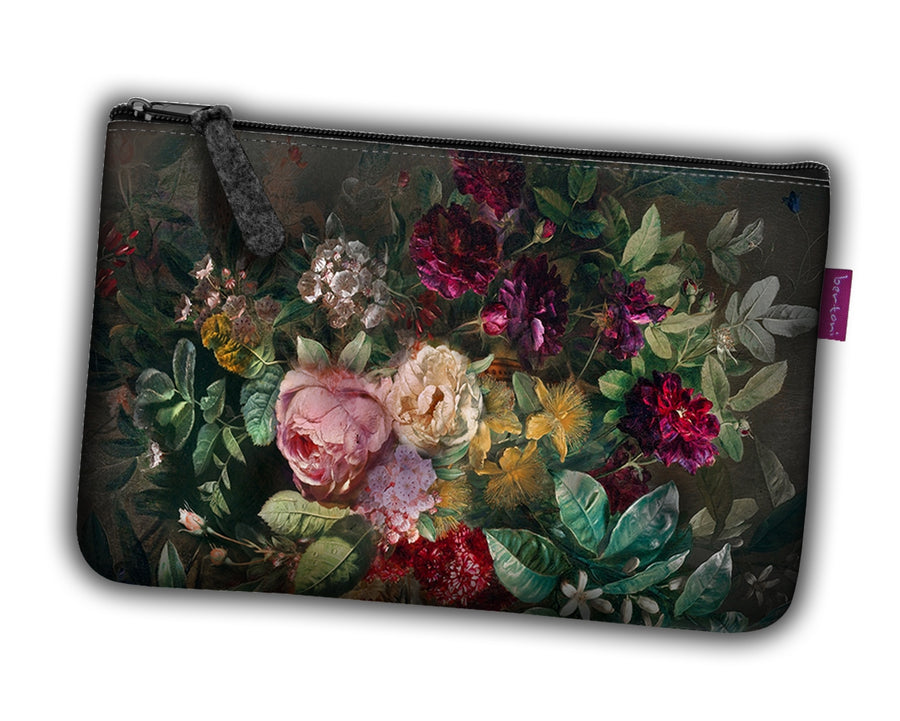 Geanta de cosmetice Pocket Bucket, Bertoni, 24cm x 15cm, design floral
