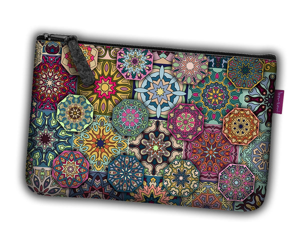 Geanta de cosmetice Valencia Pocket, Bertoni, 24cm x 25 x 2 cm, multicolora