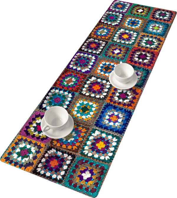 Fata de masa Frania, 95 x 33 cm, Bertoni, multicolor