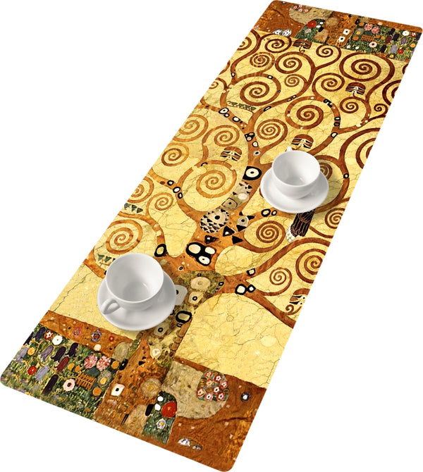 Fata de masa Art Deco, 95 x 33 cm, Bertoni, multicolor