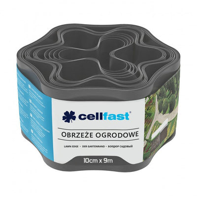 Separator pentru gazon Cellfast,10 cm 9 m, grafiti