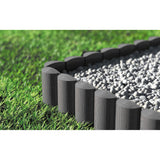Bordura de gradina palisada Cellfast Eco, 10 bucati, 2,4 metri, Gri